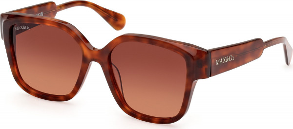 MAX&Co. MO0075 Sunglasses, 52F - Dark Havana / Dark Havana