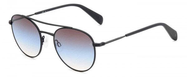 rag & bone RNB5050/G/S Sunglasses, 0003 MTT BLACK
