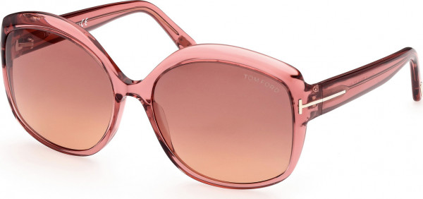 Tom Ford FT0919 CHIARA-02 Sunglasses, 72T - Shiny Light Pink / Shiny Light Pink