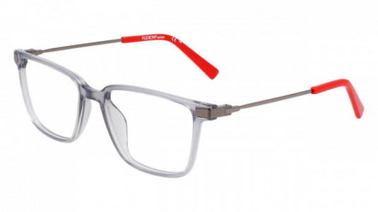 Flexon FLEXON J4017 Eyeglasses, (051) GREY CRYSTAL/RED
