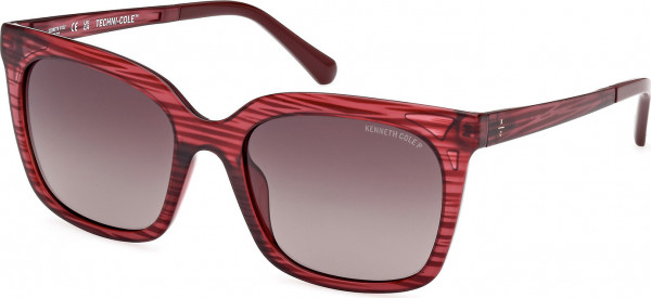 Kenneth Cole New York KC7269 Sunglasses, 72F - Shiny Dark Pink / Matte Dark Pink