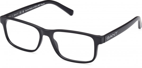 Gant GA3291 Eyeglasses, 002 - Matte Black / Matte Black