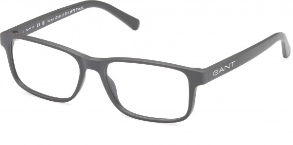 Gant GA3291 Eyeglasses, 020 - Matte Grey / Matte Grey