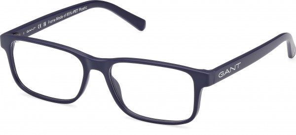 Gant GA3291 Eyeglasses, 091 - Matte Blue / Matte Blue
