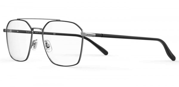 Safilo Elasta E 8001 Eyeglasses, 0BSC BLCK SILV