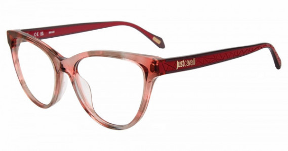 Just Cavalli VJC009 Eyeglasses, BROWN/CORAL HAVANA -0TAE