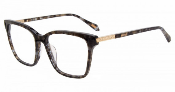 Just Cavalli VJC012 Eyeglasses, BLACK GREY HAVANA -03KU