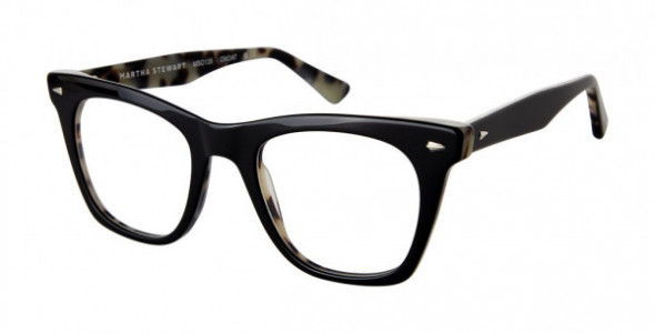 Martha Stewart MSO135 Eyeglasses, OXOAT BLACK OVER OATMEAL