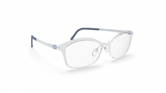 Silhouette Infinity View Full Rim 1610 Eyeglasses, 1010 Crystal Glacier