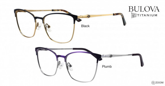 Bulova Ancoats Eyeglasses, Plum