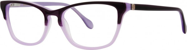 Lilly Pulitzer Girls Keegan Eyeglasses, Purple Flox