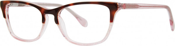 Lilly Pulitzer Girls Keegan Eyeglasses, Tortoise Shimmer