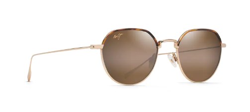 Maui Jim ISLAND EYES Sunglasses, Gold with HCL Bronze Lens