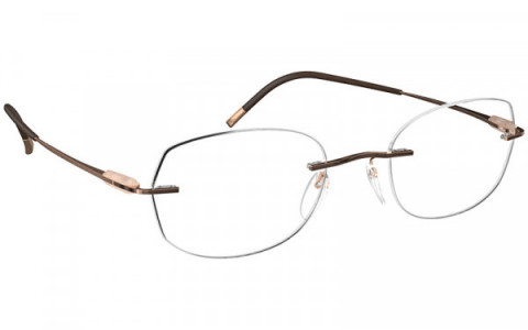 Silhouette Purist MT Eyeglasses, 3530 Balanced Rose