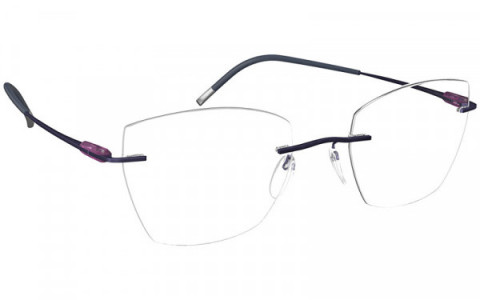 Silhouette Purist MT Eyeglasses, 4040 Vigorous Berry