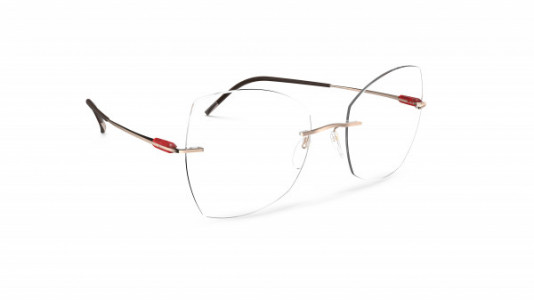 Silhouette Purist MU Eyeglasses, 6140 Papaya