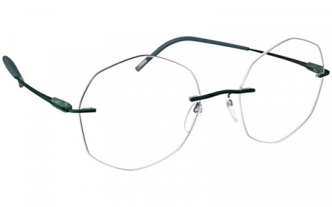 Silhouette Purist MV Eyeglasses, 5540 Serene Green