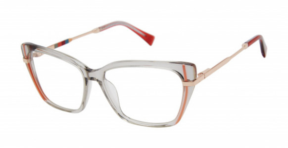 gx by Gwen Stefani GX101 Eyeglasses, Grey (GRY)