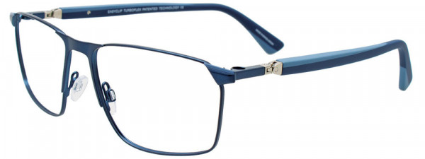 EasyClip EC652 Eyeglasses, 050 - Dark Blue & Light Blue