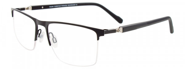 Takumi TK1252 Eyeglasses, 090 - Satin Black & Matt Black