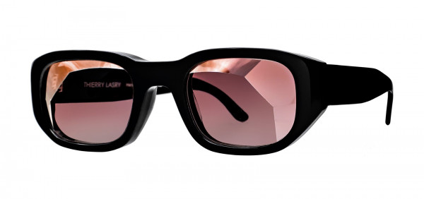 Thierry Lasry VICTIMY MULTIFACTED Sunglasses, Black
