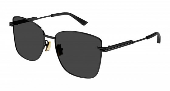 Bottega Veneta BV1237S Sunglasses, 001 - BLACK with GREY lenses