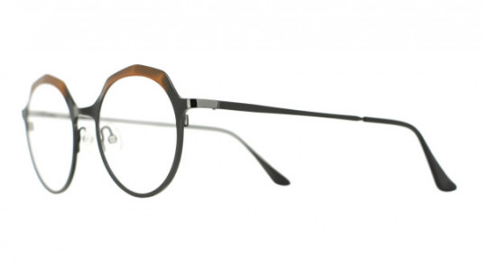 Vanni High Line V4240 Eyeglasses, shiny black and brown