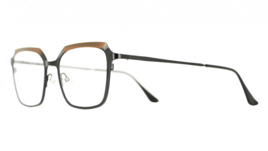 Vanni High Line V4241 Eyeglasses, shiny black and brown