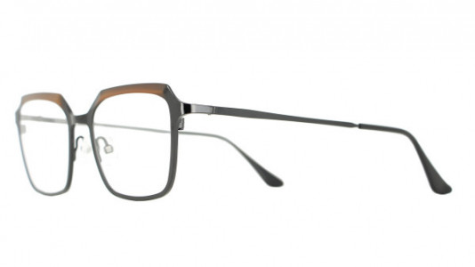 Vanni High Line V4244 Eyeglasses, shiny black and brown