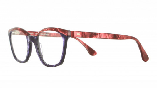 Vanni Colours V1480 Eyeglasses, purple dama/ red dama