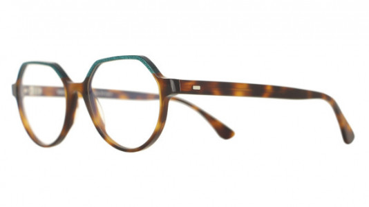 Vanni Pixel V1651 Eyeglasses, classic havana / teal micropixel
