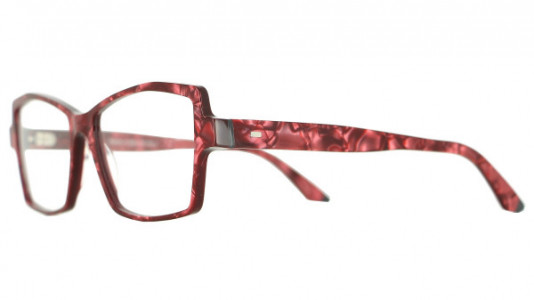 Vanni Pixel V1653 Eyeglasses, red dama / dark grey details