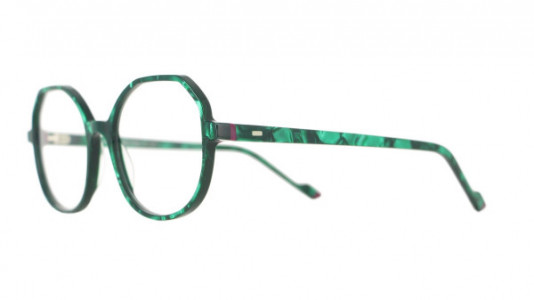 Vanni Pixel V1655 Eyeglasses, green dama / purple details