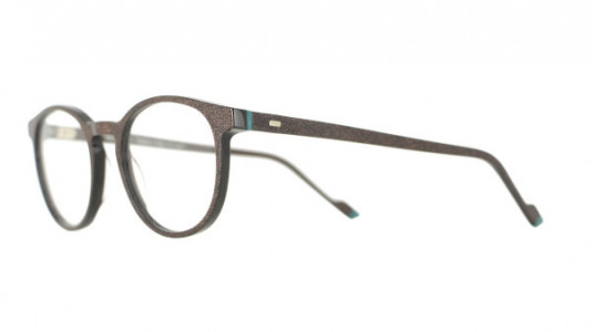 Vanni Pixel V1658 Eyeglasses, brown micropixel / turquoise details