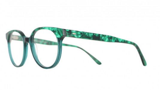Vanni Pixel V6810 Eyeglasses, green dama / transparent teal