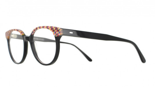 Vanni Pixel V6810 Eyeglasses, multicolor pixel / black