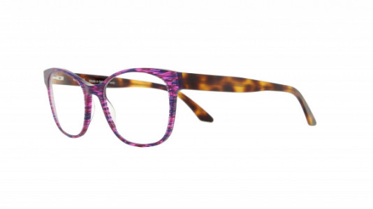Vanni Spirit V1373 Eyeglasses, purple blade/ classic havana