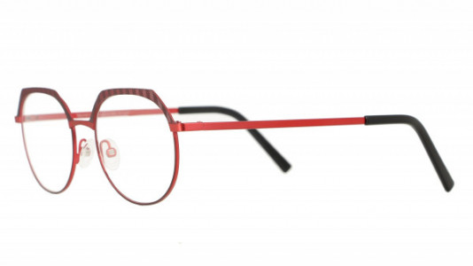 Vanni Re-Master V6224 Eyeglasses, matt burgundy / matt red