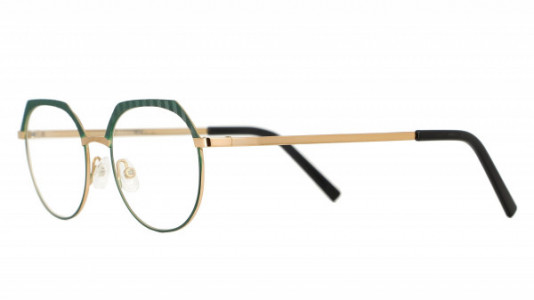 Vanni Re-Master V6224 Eyeglasses, matt dark green / matt rose gold