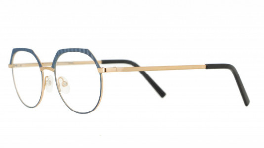 Vanni Re-Master V6224 Eyeglasses, matt blue navy / matt rose gold