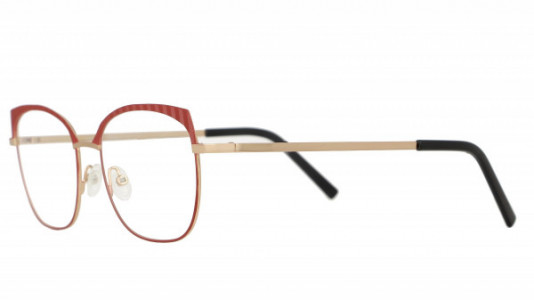 Vanni Re-Master V6225 Eyeglasses, matt burgundy / matt rose gold