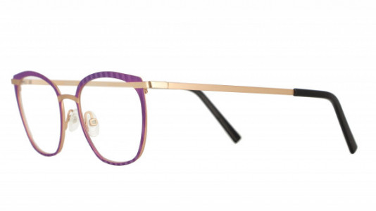 Vanni Re-Master V6226 Eyeglasses, matt purple / shiny rose gold