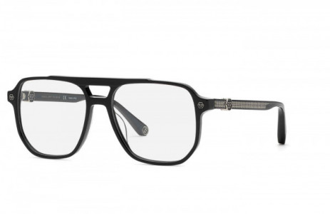 Philipp Plein VPP084M Eyeglasses, Shiny Black -0700 