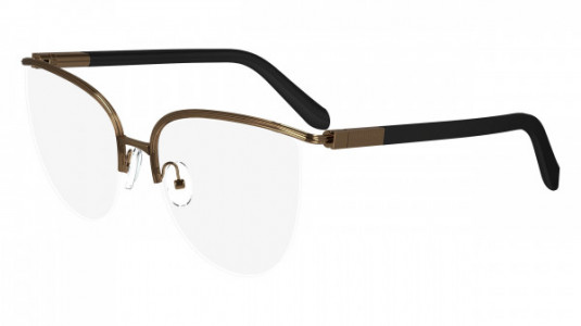 Ferragamo SF2227 Eyeglasses, (730) AMBER GOLD