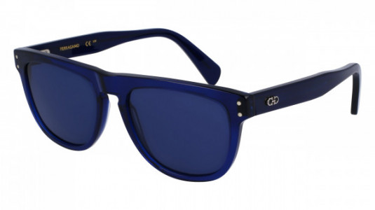 Ferragamo SF1111S Sunglasses, (432) TRANSPARENT BLUE