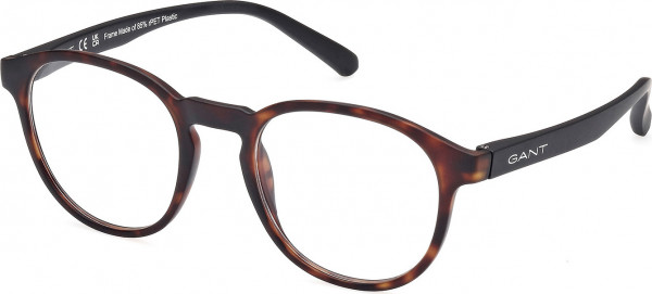 Gant GA3301 Eyeglasses, 052 - Dark Havana / Matte Black