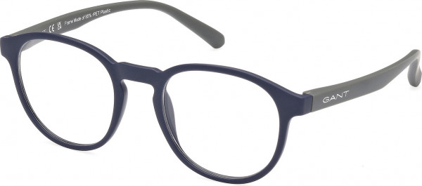 Gant GA3301 Eyeglasses, 091 - Matte Blue / Matte Grey