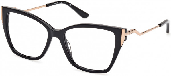 GUESS by Marciano GM0399 Eyeglasses, 001 - Shiny Black