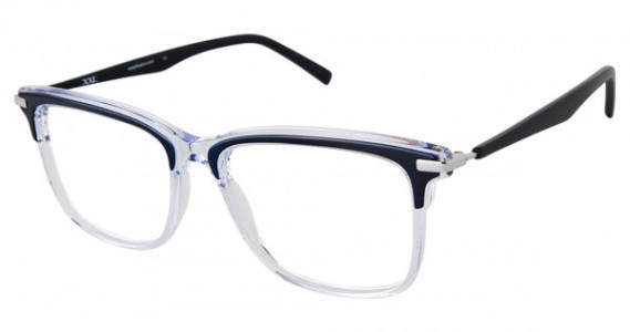 XXL COMMANDER Eyeglasses, NAVY/CRYSTAL