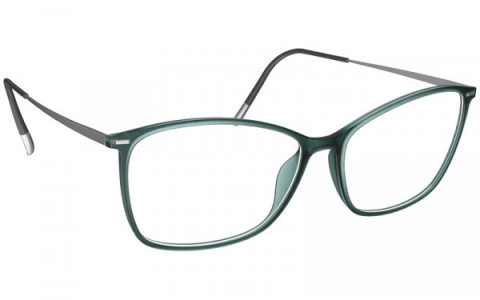 Silhouette Illusion Lite Full Rim 1606 Eyeglasses, 5000 Digital Teal